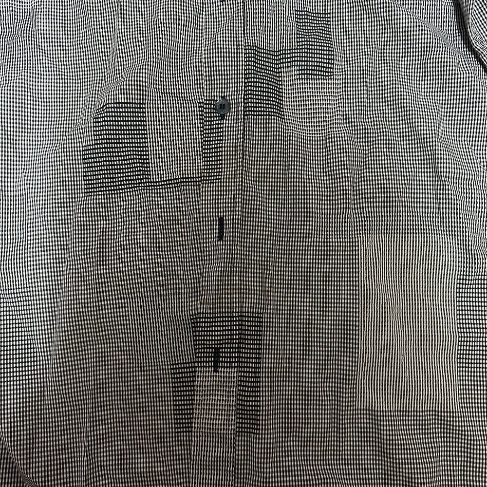 Burberry Checkered Print Button Front Long Sleeve… - image 4